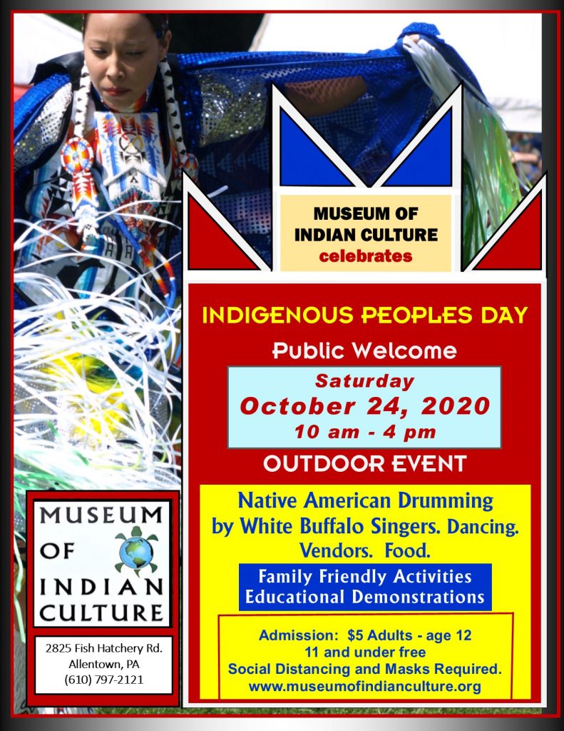 Indigenous peoples day flyer