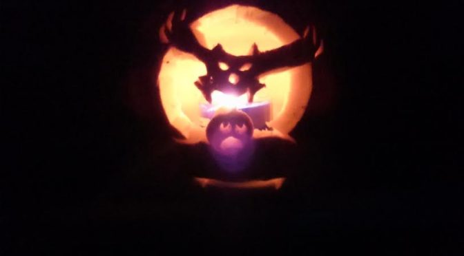 Richard, Walter and Aileen’s Owl and Pumpkin