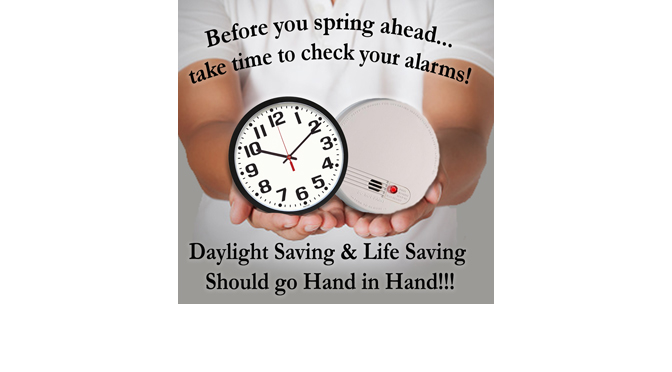 Before you spring ahead, take time to check your alarms…