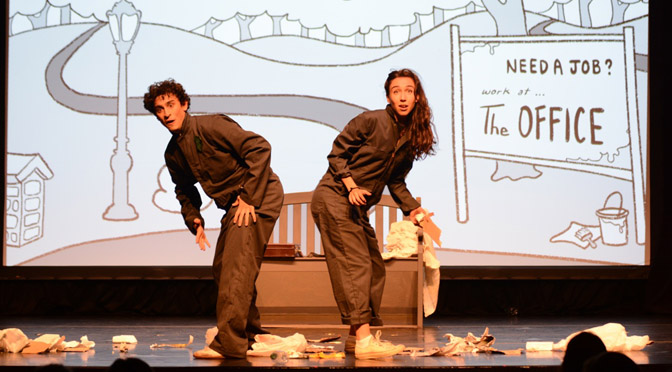 CLOWNING AROUND WITH LUCKY – by Diane Fleischman