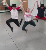 Giuliana Augello and the company of “Me and My Baby”