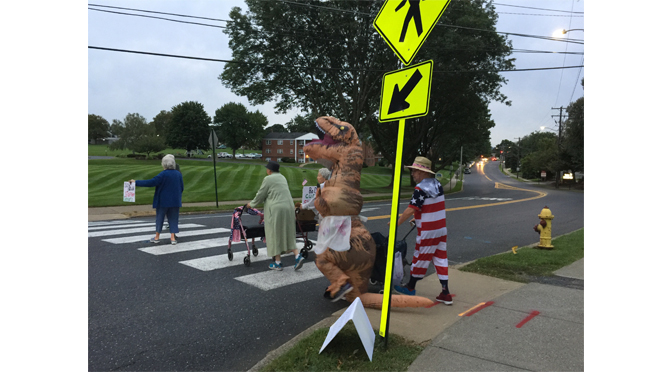 Lutheran Manor Residents Gather Signatures, Community Support for a Lighted Crosswalk