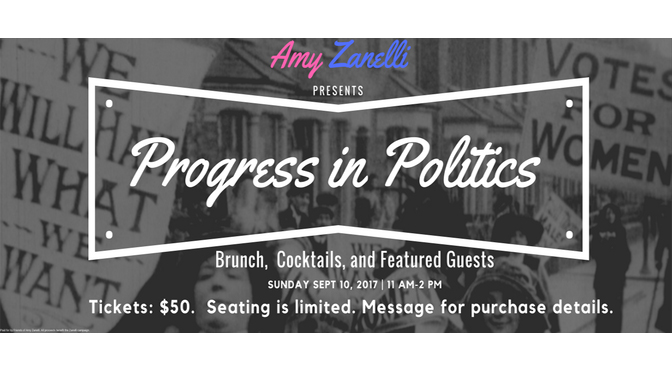 Zanelli Hosts “Progress in Politics” in Allentown Sept. 10th