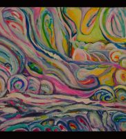 Tempest, painting by Tina Cantelmi