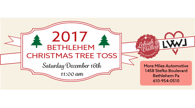 Christmas Tree Toss for Charity Returns to Bethlehem