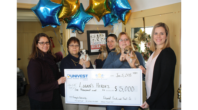 UNIVEST AWARDS $5,000 TO LOGAN’S HEROES ANIMAL RESCUE AS WINNER OF SIXTH ANNUAL CARING FOR COMMUNITY GIVEAWAY