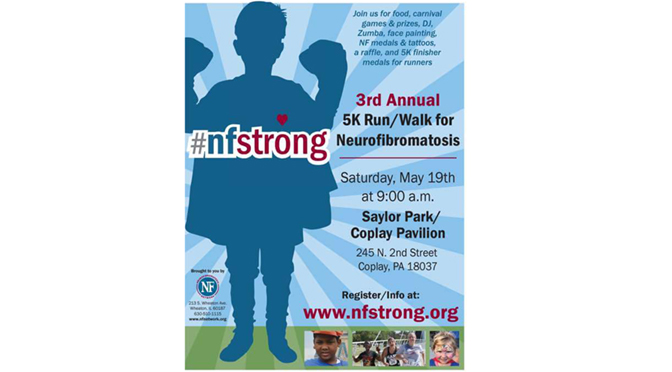 NFStrong Walk for Neurofibromatosis – Saturday, May 19th