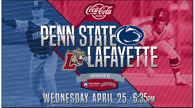 Penn Staters invited to PSU v. Lafayette Baseball Game