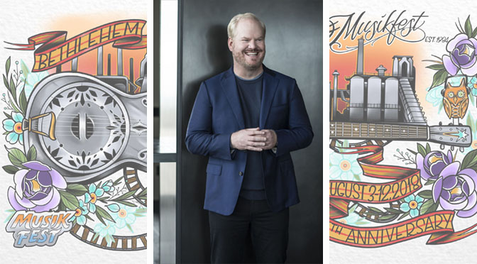 Superstar Comedian Jim Gaffigan Headlines Musikfest Aug. 5