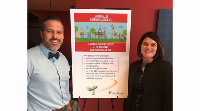 KidsPeace Lehigh Valley Board of Associates Launches Campaign to Build Sensory-Friendly Playground for Autism Services Clients