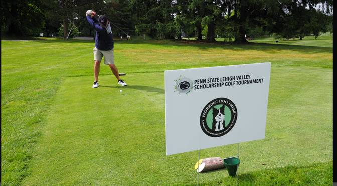 110 golfers support scholarships for students through the PSU-LV golf tournament