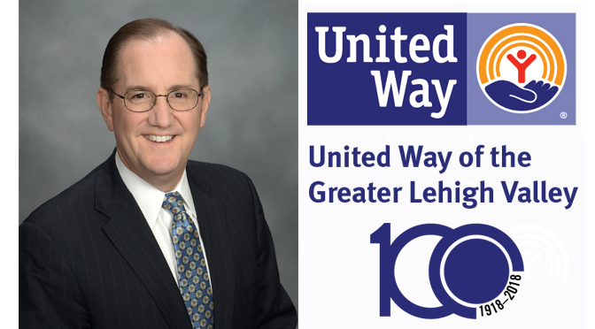 Bethlehem Area School District Superintendent Dr. Joseph Roy appointed Chair of United Way of the Greater Lehigh Valley’s Board of Directors