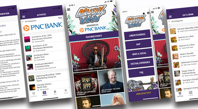 2018 Musikfest App Features Personal Scheduling, What’s Hot and New Stickers Keyboard for Festival Goers