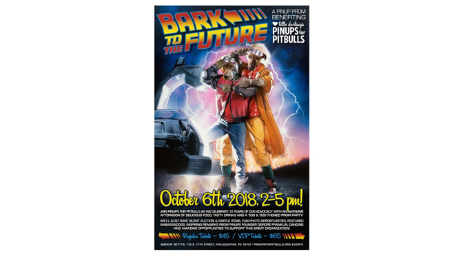 Pinups for Pitbulls, Announces “Bark to the Future” Fundraiser