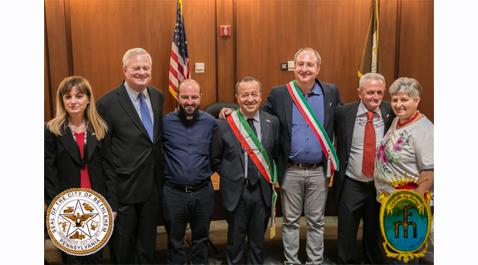 Sister City Signing – Bethlehem & Foiano Di Val Fortore, Italy | Photos by: John DelGrosso