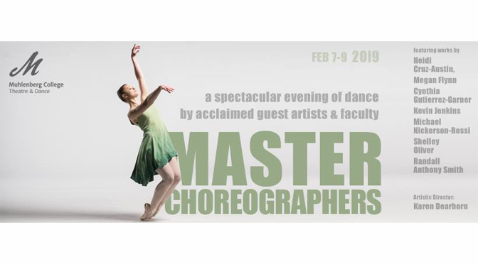 Muhlenberg College ‘Master Choreographers’ dance concert, Feb. 7-9, showcases talents of acclaimed choreographers, 70+ dancers