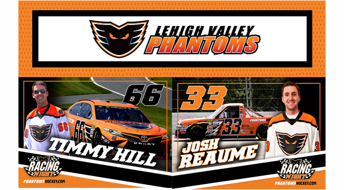 Special Appearances Highlight Phantoms Racing Night on January 25th