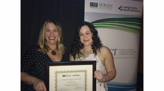 Valley Youth House Receives First Ever Community Spotlight Award from the University of South Florida (USF) Morsani College of Medicine and Lehigh Valley Health Network