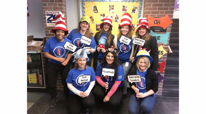 United Way Emerging Leaders and Fountain Hill Elementary Students Celebrated Dr. Seuss Day
