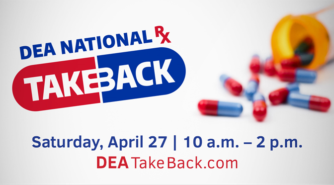 DRUG TAKE BACK APRIL 27