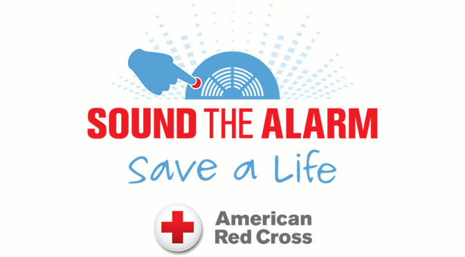 RED CROSS DELIVERING SMOKE DETECTORS