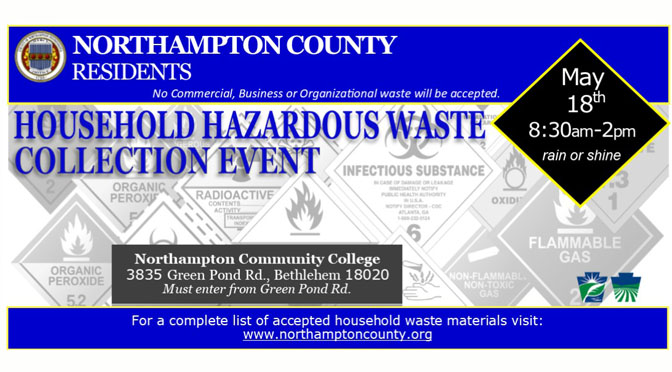 Household Hazardous Waste Collection Event – Northampton County