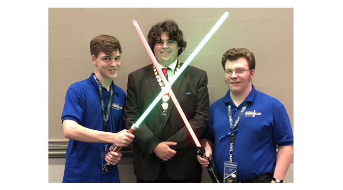 Three From Allentown DeMolay New State Officers of Pennsylvania DeMolay