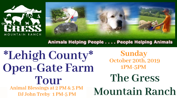 Open Gate Farm Tour at The Gress Mountain Ranch 2019