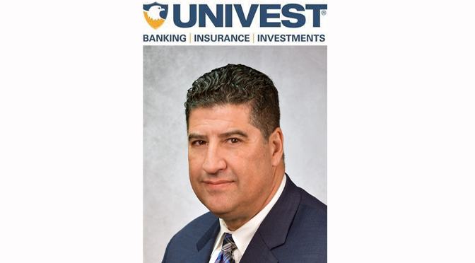 UNIVEST BANK AND TRUST CO. APPOINTS MARCUS PEREIRA  AS MANAGER OF BETHLEHEM FINANCIAL CENTER