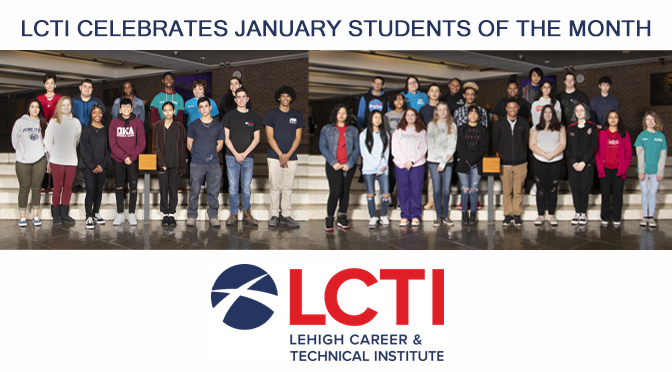 LCTI celebrates January students of the month