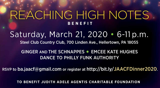 Philly Funk Authority to Headline Judith Adele Agentis Charitable Foundation Benefit Dinner