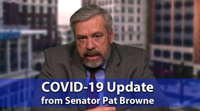 Senator Pat Browne Releases Video Update on COVID-19