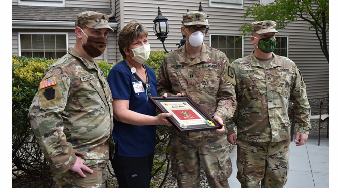 Certificate of Appreciation for Gracedale RN