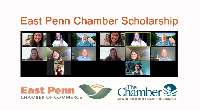 East Penn Chamber Scholarship VIRTUAL Check Presentation to Graduating EPSD Seniors