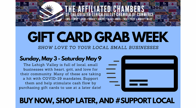 Lehigh Valley Gift Card Grab Week starts Sunday!
