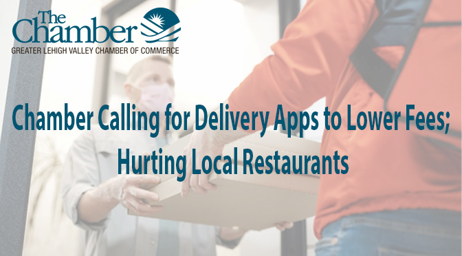 Chamber Calling for Delivery Apps to Lower Fees; Hurting Local Restaurants