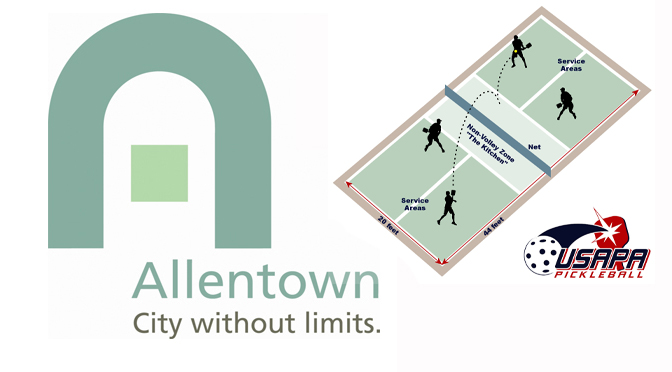 ALLENTOWN OFFERS SEVEN OUTDOOR PICKLEBALL COURTS