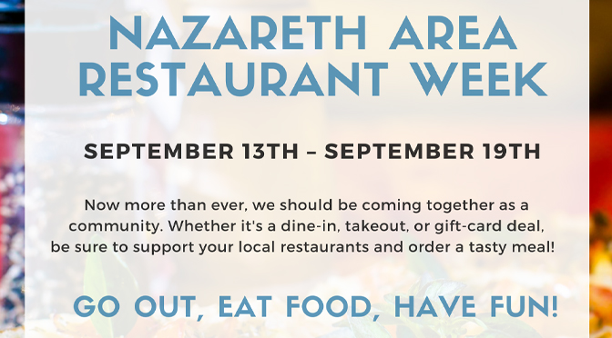 Nazareth Area Restaurant Week 2020