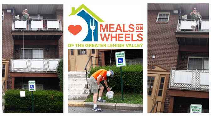 MEALS ON WHEELS CLIENT GETS CREATIVE
