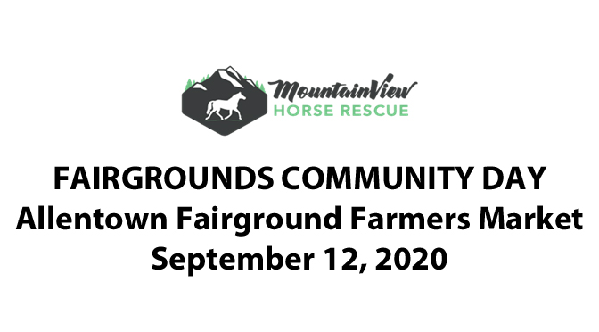MARK YOUR CALENDARS!! Fairgrounds Community Day Saturday September 12, 2020