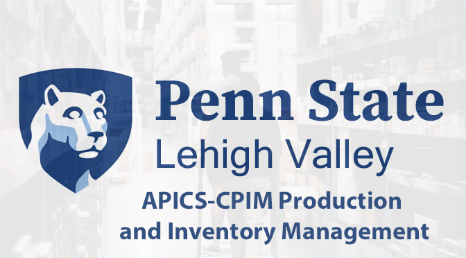 APICS-CPIM Production and Inventory Management