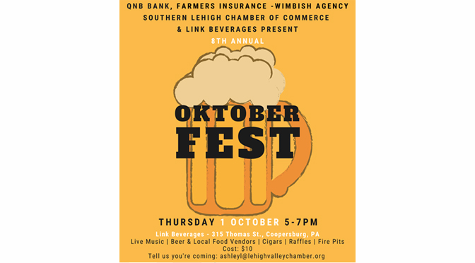8TH Annual Oktoberfest with Southern Lehigh Chamber of Commerce & Link Beverages