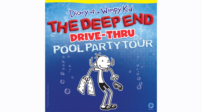 JEFF KINNEY REINVENTS TRADITIONAL BOOK LAUNCH WITH TWENTY FUN-FILLED FAMILY DRIVE-THRU POOL PARTIES