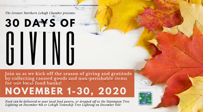 A Time to Give: 30 Days of Giving in Greater Northern Lehigh