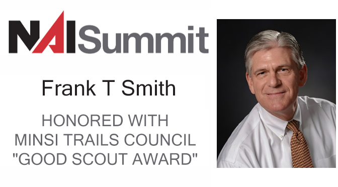 NAI Summit’s Frank T. Smith Honored with Minsi Trails Council “Good Scout Award”