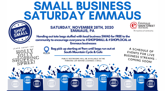 Emmaus Main Street Partners Gearing Up for Small Business Saturday!
