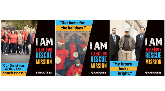 Allentown Rescue Mission’s December Billboards