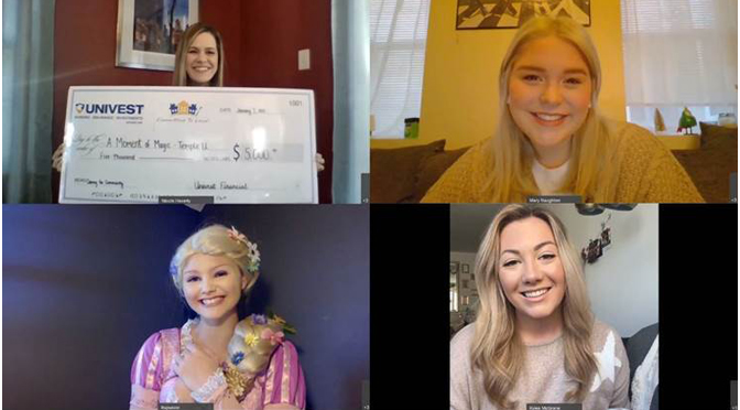 Univest Financial Awards $5,000 to a Moment of Magic Foundation – Temple University Chapter  as Winner of Ninth Annual Caring for Community Giveaway