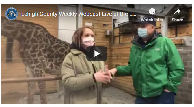 Lehigh County Weekly Webcast Live at the Lehigh Valley Zoo
