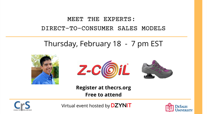 Andres Gallegos, CEO of Z-CoiL, will share valuable lessons about how he grew his direct-to-consumer business.